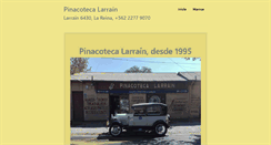 Desktop Screenshot of pinacotecalarrain.cl